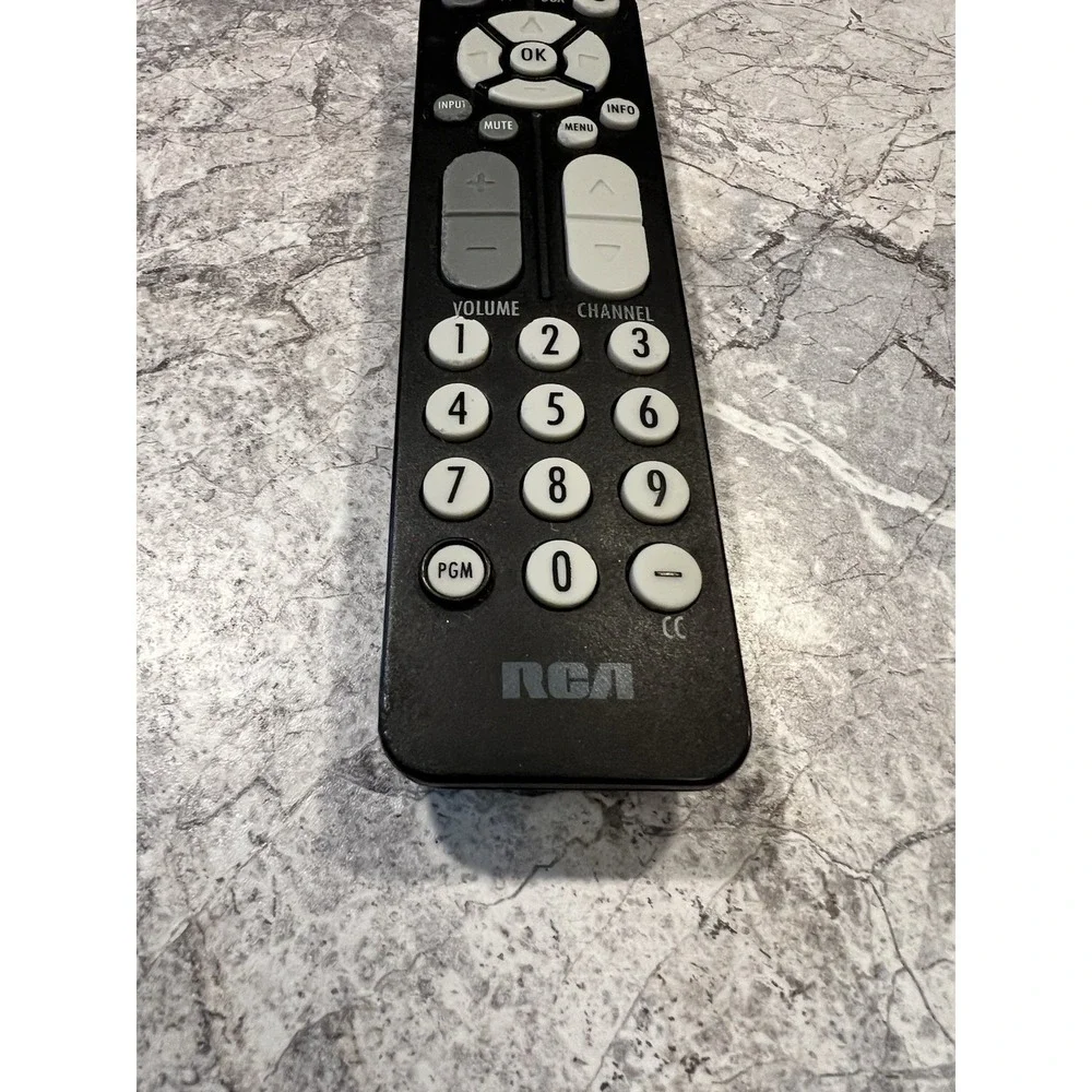 RCA TV Cable Box Remote Control Black Gray OEM Replacement Tested Working